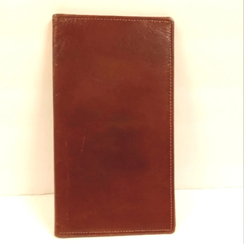 Vintage Leather New Holland Wales Men's Pocket Secretary  Suit Wallet